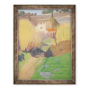 Tablou inramat - Felix Edouard Vallotton - Peisaj la Lagnes, 70 x 90 cm Tablou inramat - Felix Edouard Vallotton - Peisaj la Lagnes, 70 x 90 cm