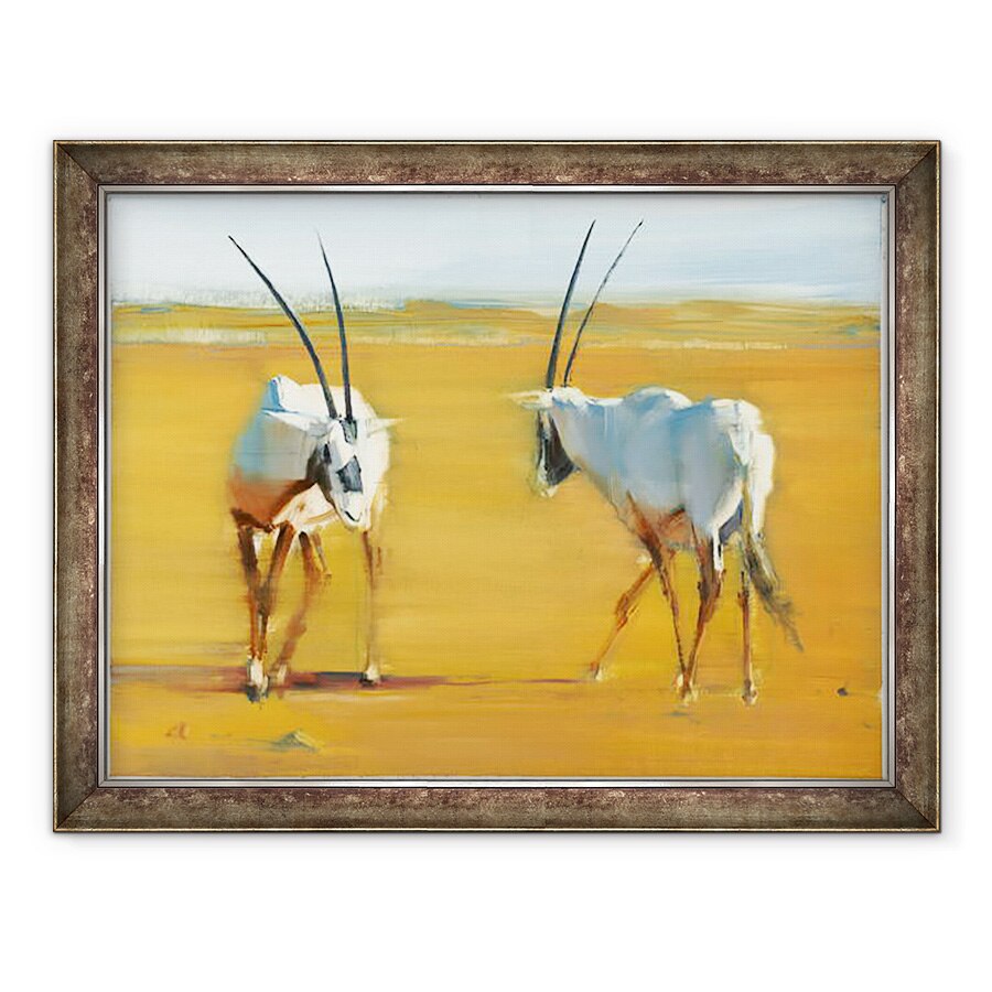 Tablou inramat - Mark Adlington - Cercul Arabian Oryx, 60 x 80 cm
