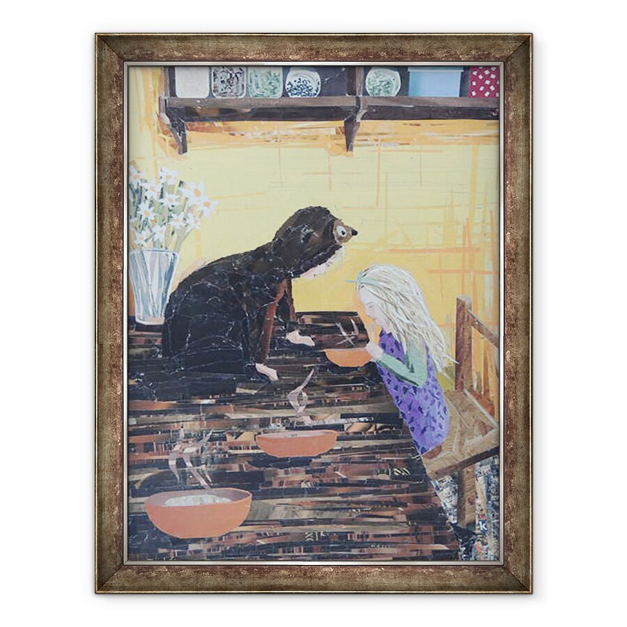 Tablou inramat - Kirstie Adamson - Goldilocks & Little Bear, 60 x 80 cm