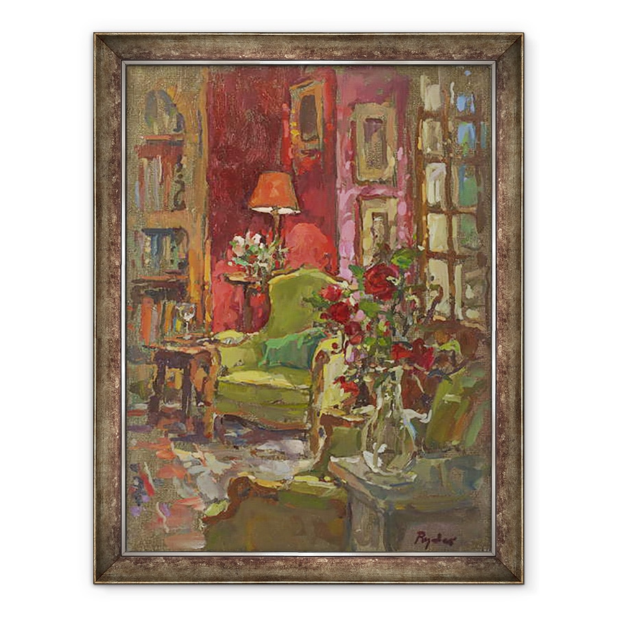 Tablou inramat - Susan Ryder - Perete Rosu, 70 x 90 cm