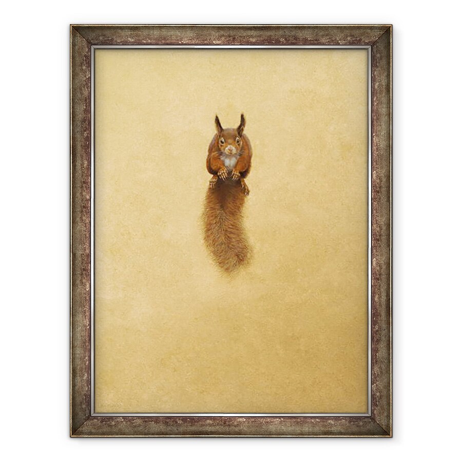 Tablou inramat - Tim Hayward - Veverita Rosie saritoare -, 70 x 90 cm