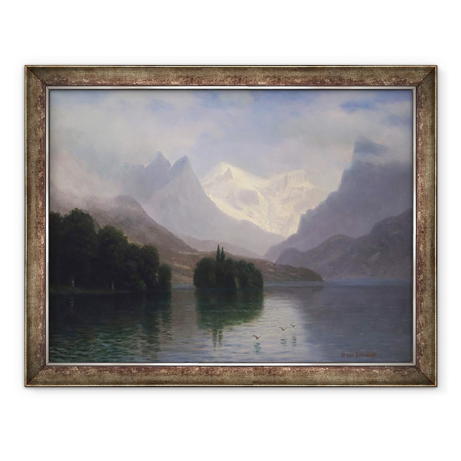 Tablou inramat - Albert Bierstadt - Scene de, 70 x 90 cm