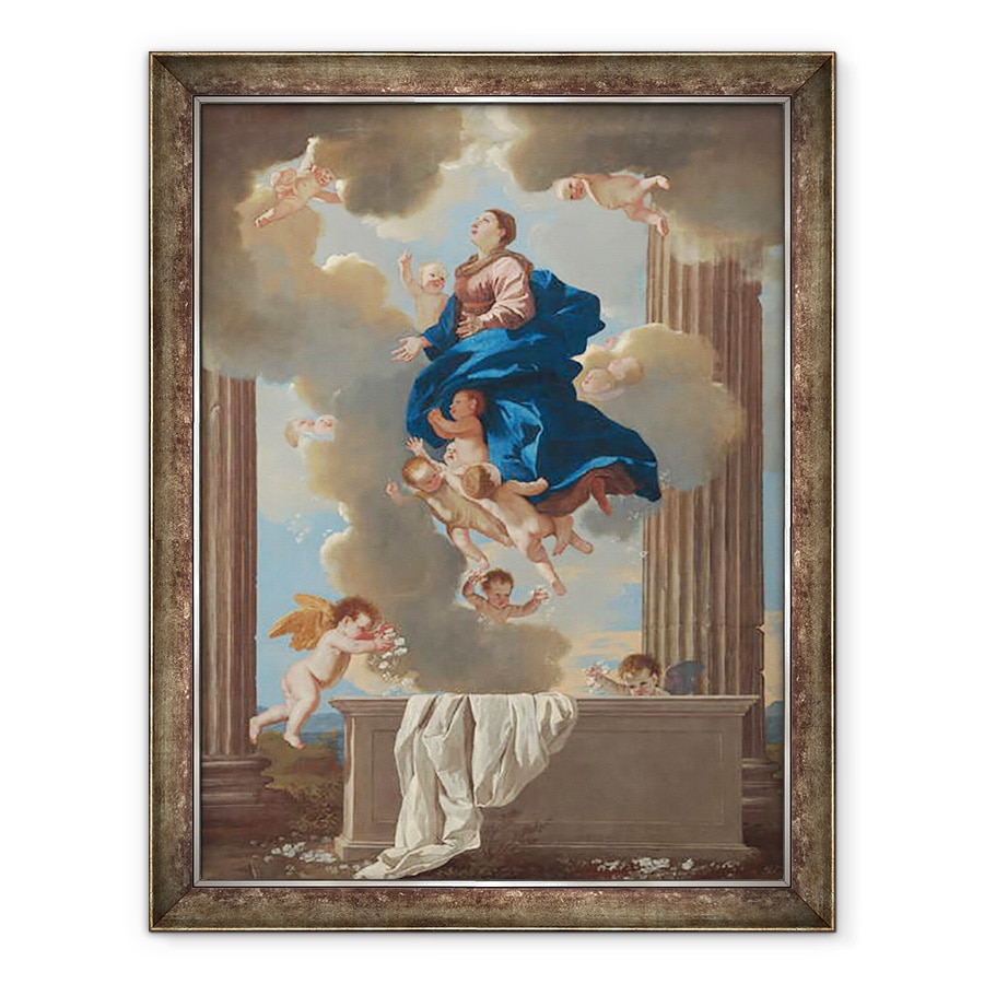Tablou inramat - Nicolas Poussin - Adormirea Maicii Domnului II, 70 x 90 cm