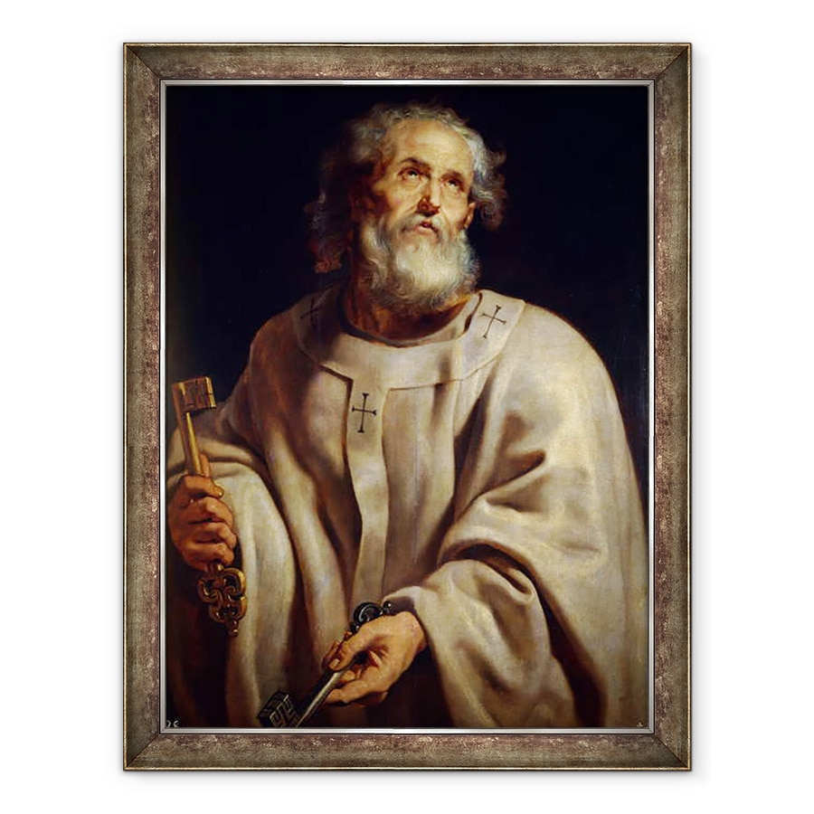 Tablou inramat - Peter Paul Rubens - Saint Peter, 70 x 90 cm