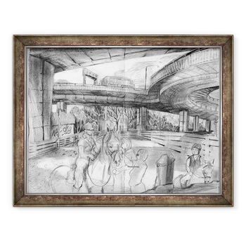 Tablou inramat - Mary Kuper - Calarie sub Westway, 60 x 80 cm Tablou inramat - Mary Kuper - Calarie sub Westway, 60 x 80 cm