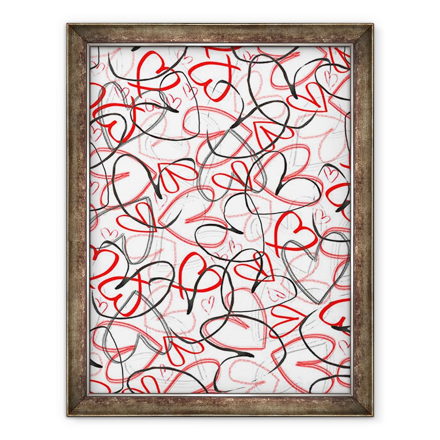 Tablou inramat - Louisa Hereford - Hearts, 2015, 70 x 90 cm