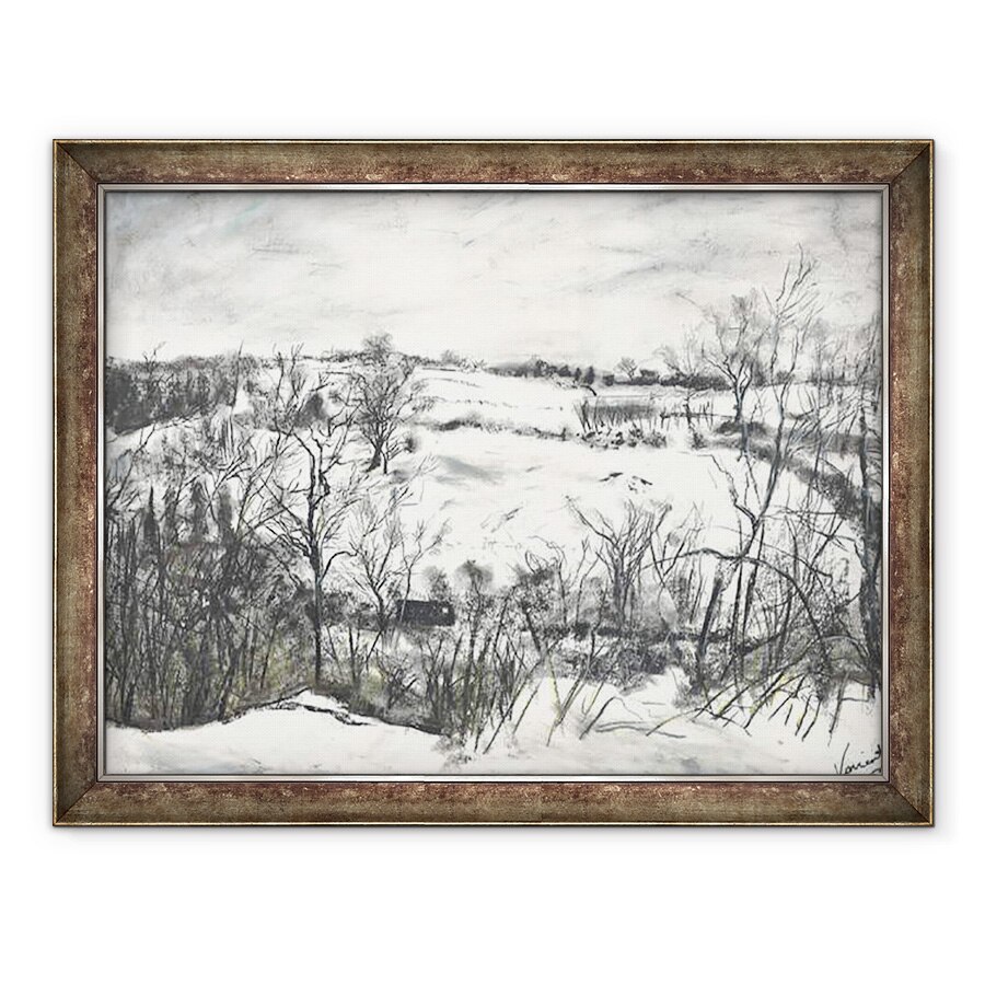 Tablou inramat - Vincent Alexander Booth - Zapada peste pamant la Osmotherley, 1997, 70 x 90 cm