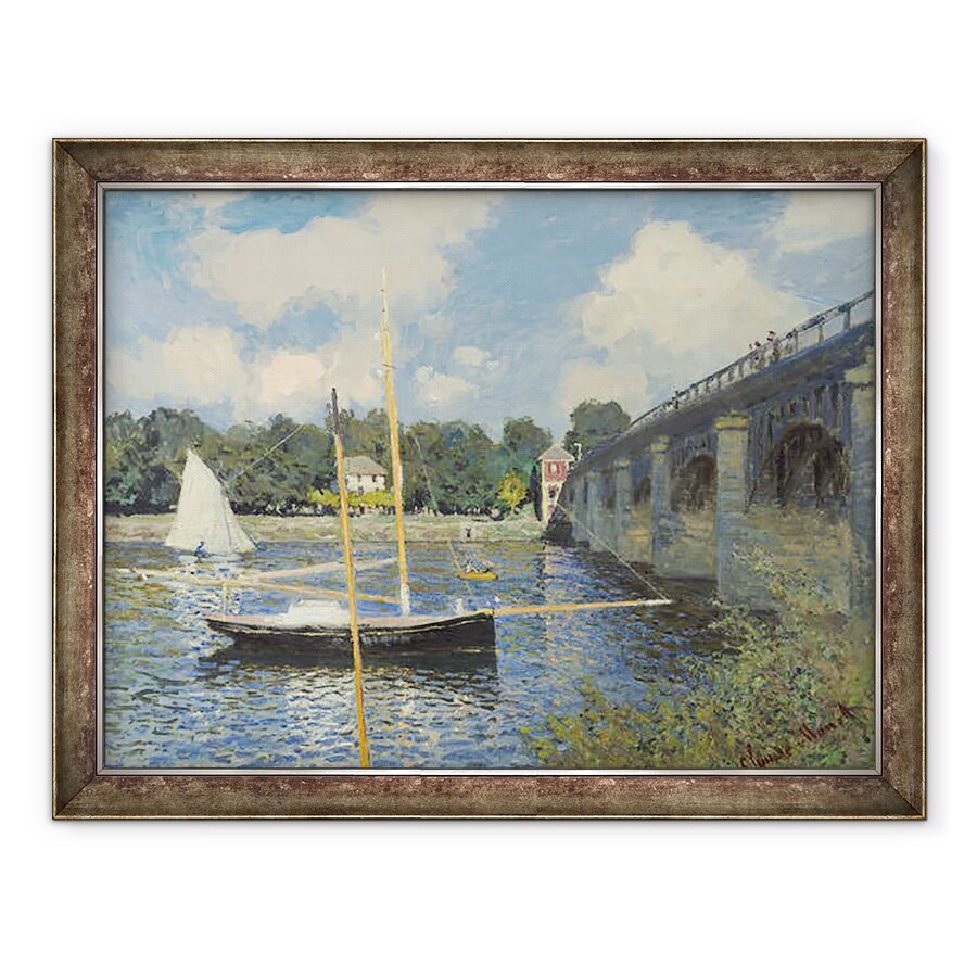 Tablou inramat - Claude Monet - Podul de la Argenteuil I, 60 x 80 cm