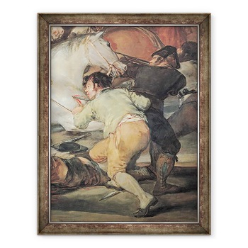 Tablou inramat - Francisco Jose de Goya y Lucientes - A doua mai, 1808. Revolta impotriva mercenarilor Mameluke, 60 x 80 cm Tablou inramat - Francisco Jose de Goya y Lucientes - A doua mai, 1808. Revolta impotriva mercenarilor Mameluke, 60 x 80 cm