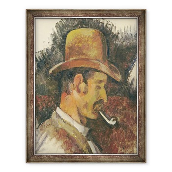 Tablou inramat - Paul Cezanne - Barbat cu teava, 70 x 90 cm Tablou inramat - Paul Cezanne - Barbat cu teava, 70 x 90 cm