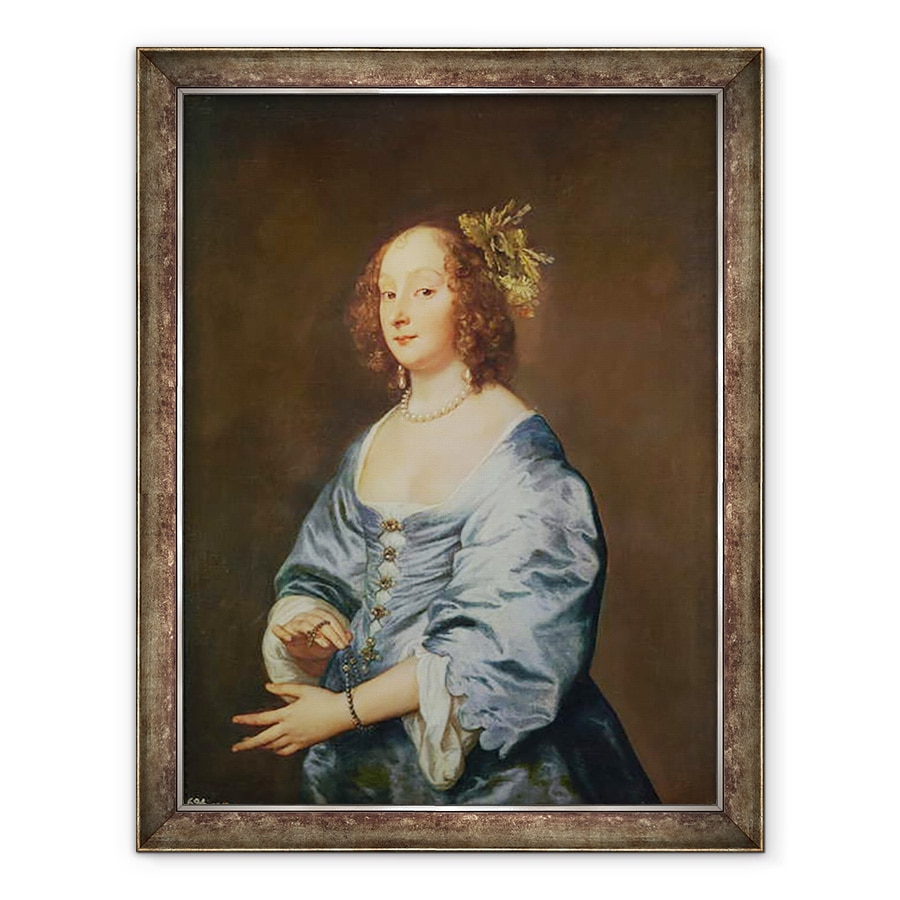 Tablou inramat - Anthony van Dyck - Marie Ruthven, Lady van Dyck, detaliu I, 60 x 80 cm