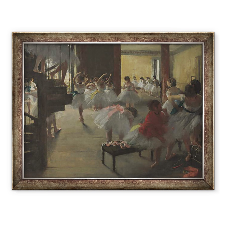 Tablou inramat - Edgar Degas - Clasa de dans I, 60 x 80 cm