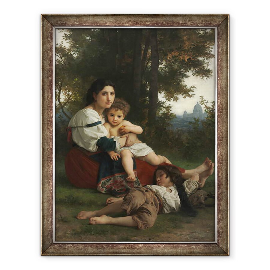 Tablou inramat - William-Adolphe Bouguereau - Restul, 60 x 80 cm