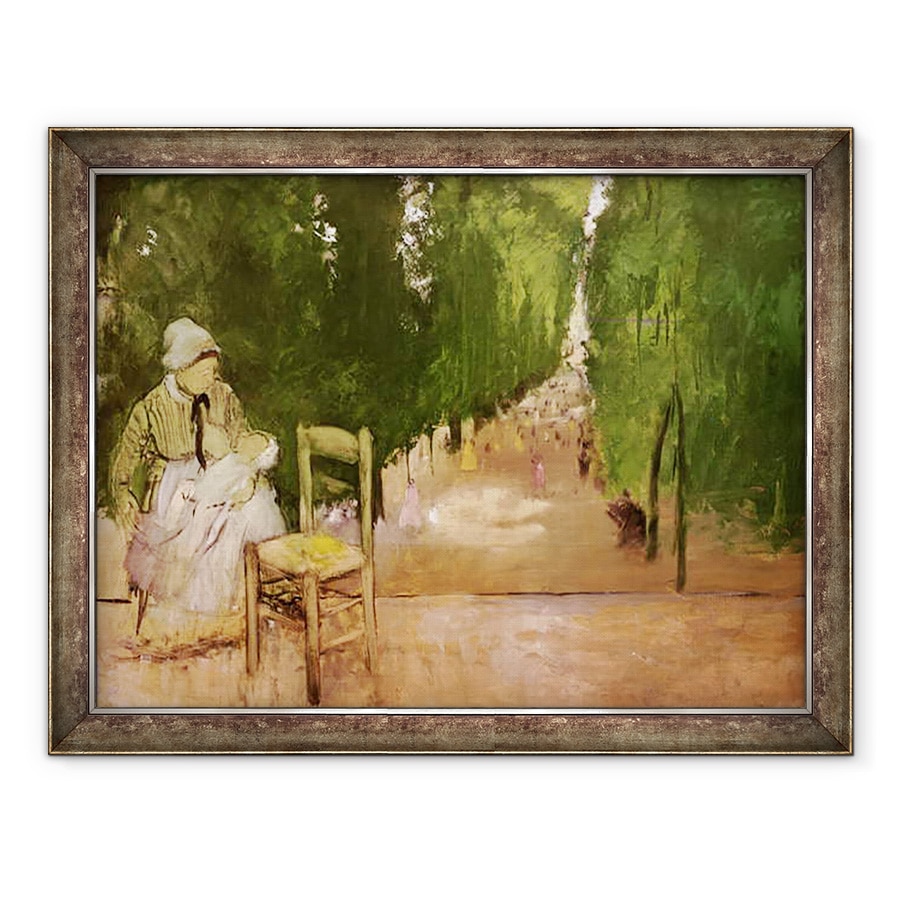 Tablou inramat - Edgar Degas - in Jardin du Luxeumbourg, 60 x 80 cm