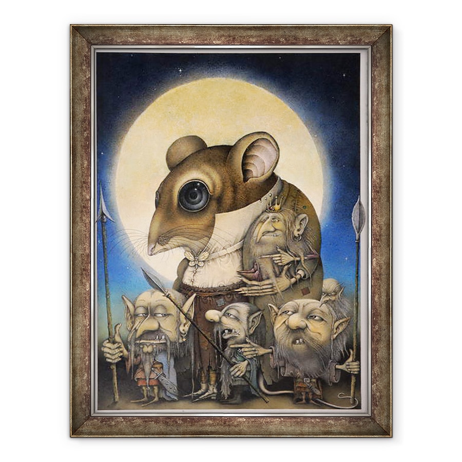 Tablou inramat - Wayne Anderson - Luna a crescut, 60 x 80 cm