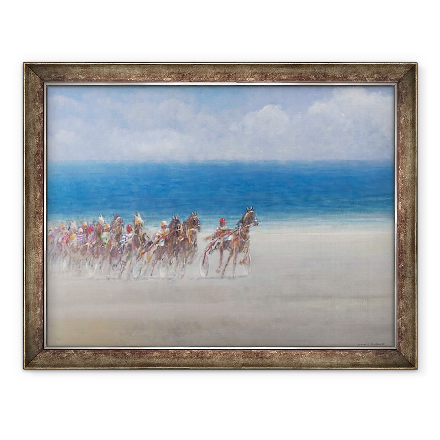 Tablou inramat - Lincoln Seligman - Curse de trotting, Lancieux, Bretania, 60 x 80 cm