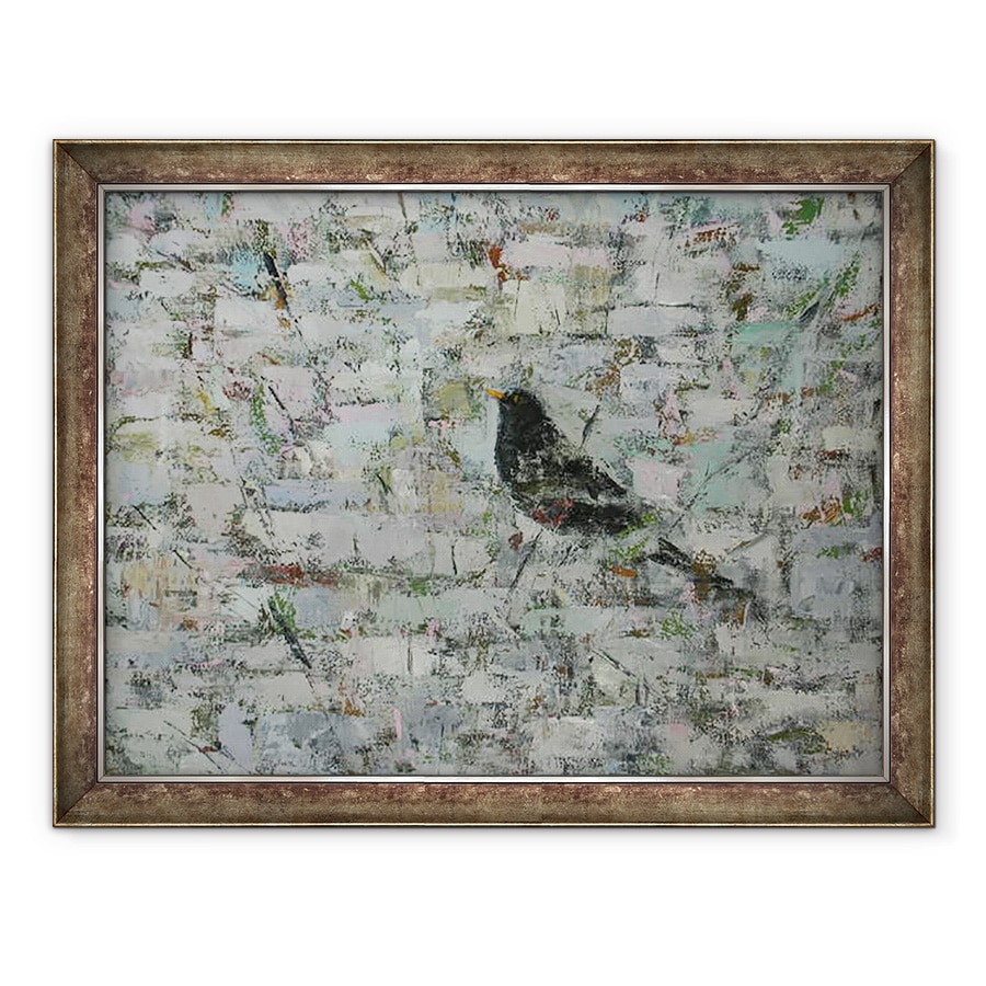 Tablou inramat - Ruth Addinall - Mierla in copac II, 60 x 80 cm