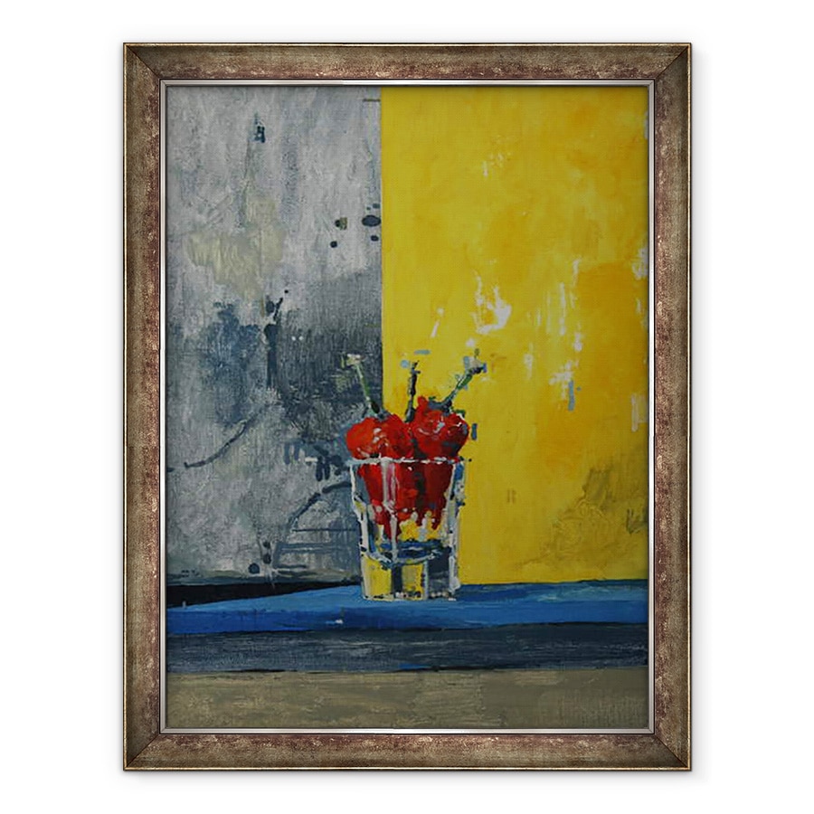 Tablou inramat - Charlie Millar - Ardei iute intr-un pahar, 60 x 80 cm