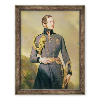 Tablou inramat - Franz Xaver Winterhalter - Portret Printul Consort Albert De Saxa-Coburg-Gotha 1819-1861, 60 x 80 cm Tablou inramat - Franz Xaver Winterhalter - Portret Printul Consort Albert De Saxa-Coburg-Gotha 1819-1861, 60 x 80 cm