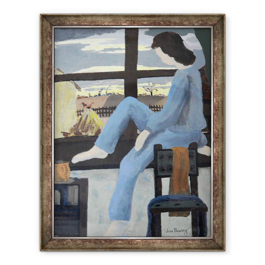 Tablou inramat - Joan Thewsey - Fata uitam de zori, 1950, 70 x 90 cm
