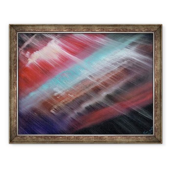 Tablou inramat - Vincent Alexander Booth - Zbor prin ploaie, 2017, 70 x 90 cm Tablou inramat - Vincent Alexander Booth - Zbor prin ploaie, 2017, 70 x 90 cm