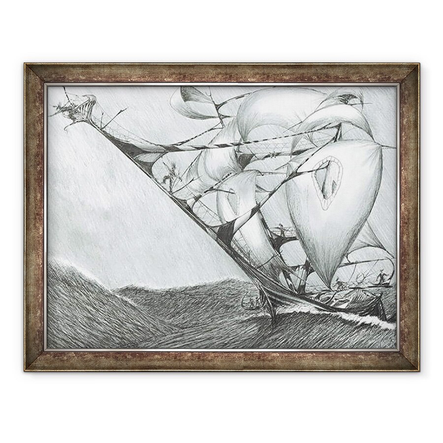 Tablou inramat - Vincent Alexander Booth - Creatorii de furtuni Marea Caspica, 2017, 60 x 80 cm