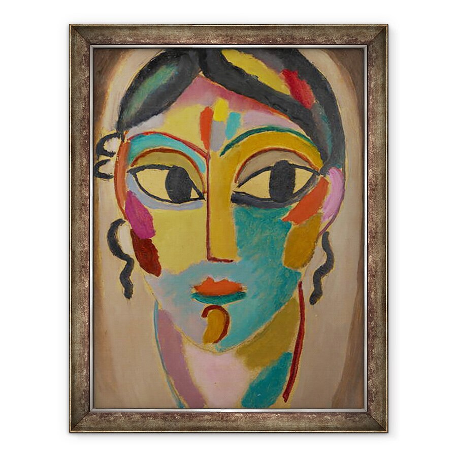 Tablou inramat - Alexej von Jawlensky - Cap mistic, Capul unei fete, 70 x 90 cm