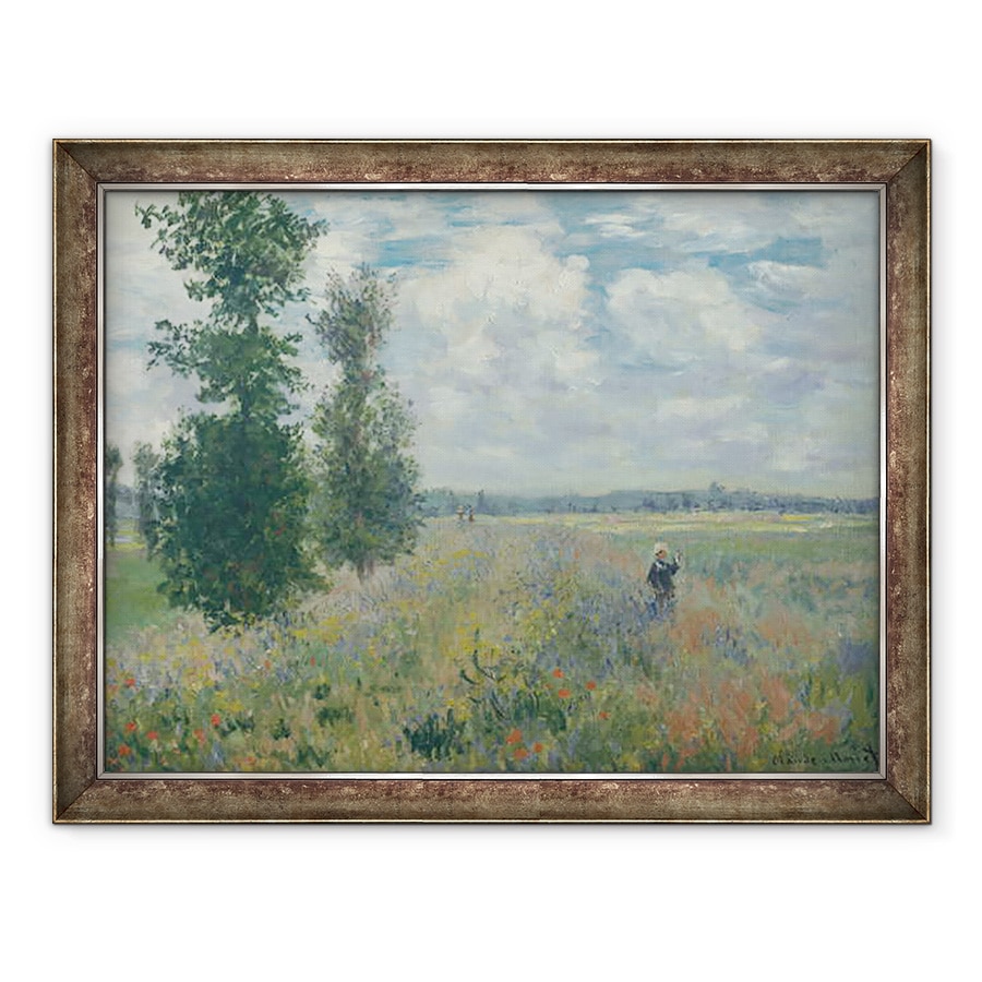 Tablou inramat - Claude Monet - Poppy Fields langa Argenteuil, 70 x 90 cm
