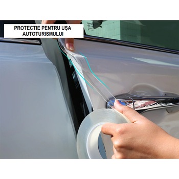 Banda de protectie auto transparenta anticoleziune si antizgarieturi rezistenta la apa Banda de protectie auto transparenta anticoleziune si antizgarieturi rezistenta la apa