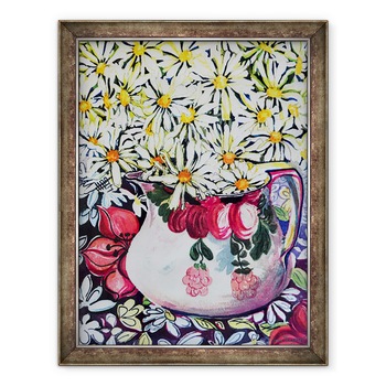 Tablou inramat - Joan Thewsey - Marguerites in 30 de ani Jug,2001, 60 x 80 cm Tablou inramat - Joan Thewsey - Marguerites in 30 de ani Jug,2001, 60 x 80 cm