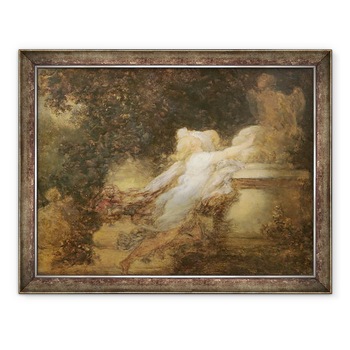 Tablou inramat - Jean-Honore Fragonard - Juramantul de a iubi, 60 x 80 cm Tablou inramat - Jean-Honore Fragonard - Juramantul de a iubi, 60 x 80 cm