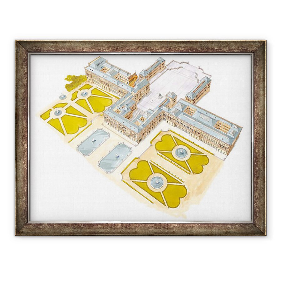 Tablou inramat - Fernando Aznar Cenamor - Palatul Versailles. Franta, 60 x 80 cm