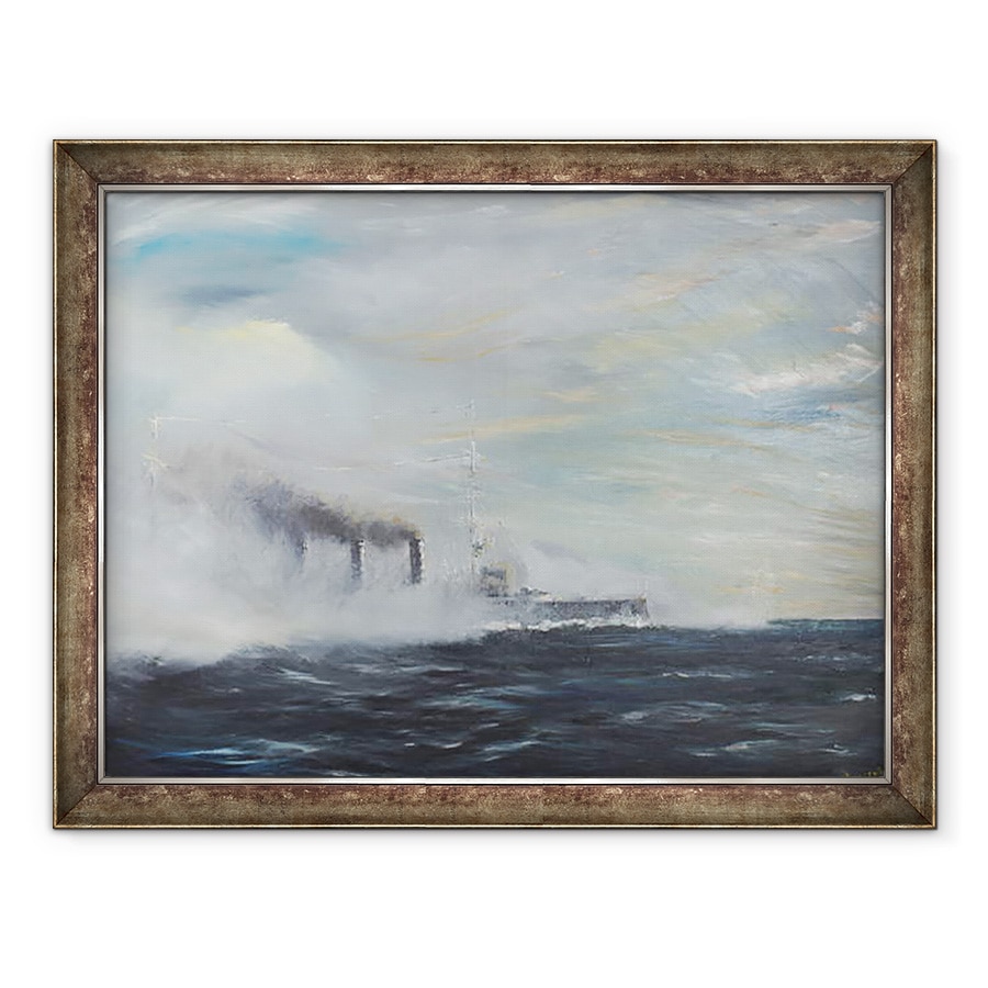 Tablou inramat - Vincent Alexander Booth - SMS Emden Lebada Estului 1914, 2011, 60 x 80 cm