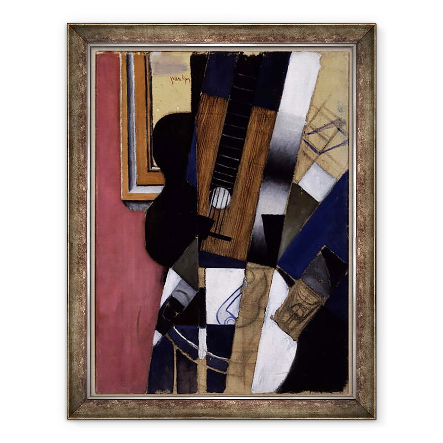 Tablou inramat - Juan Gris - Chitara si Pipe, 60 x 80 cm