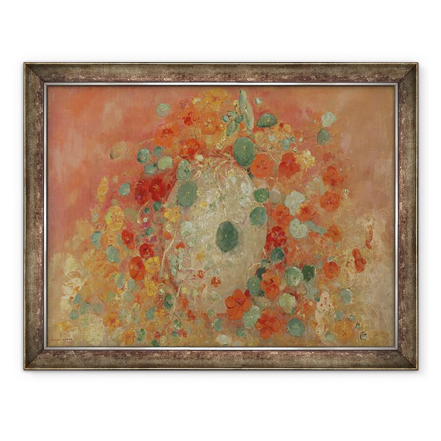 Tablou inramat - Odilon Redon - Nasturtiums, 60 x 80 cm