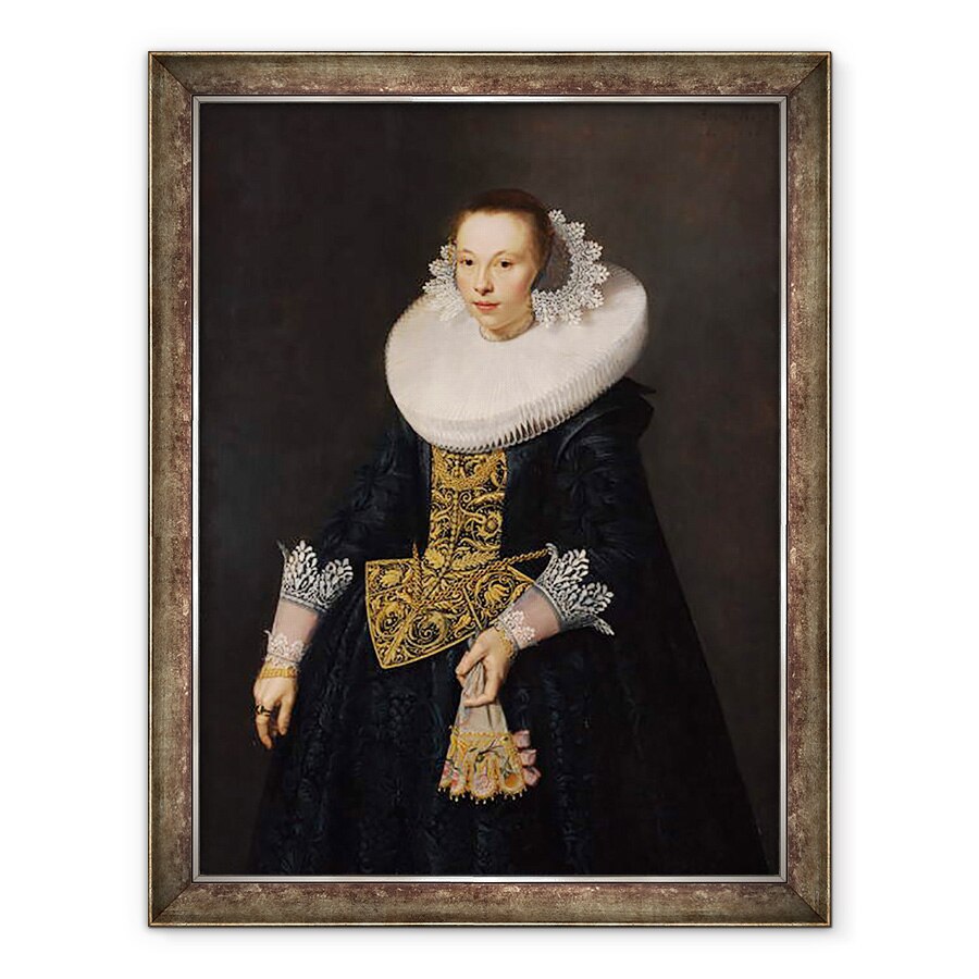 Tablou inramat - Nicolaes Eliasz - Portretul unei tinere Femei, 60 x 80 cm