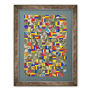 Tablou inramat - Peter McClure - Timpul... ordinea... haosul. 1984, 60 x 80 cm Tablou inramat - Peter McClure - Timpul... ordinea... haosul. 1984, 60 x 80 cm