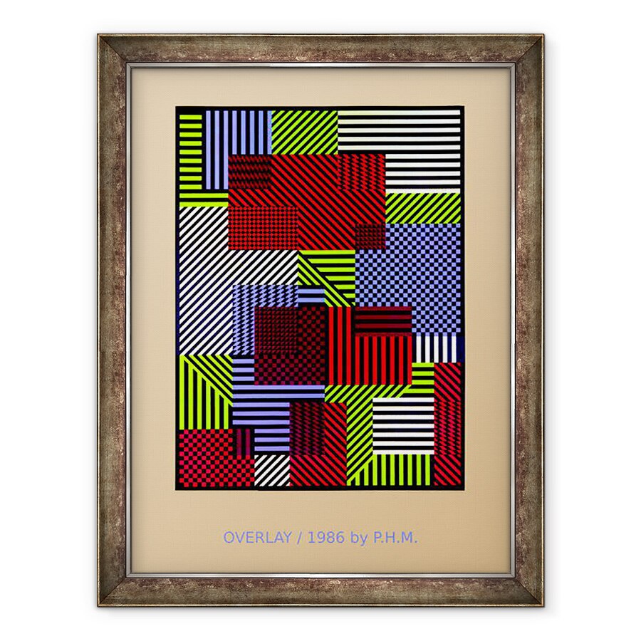 Tablou inramat - Peter McClure - OVERLAY.86, 60 x 80 cm