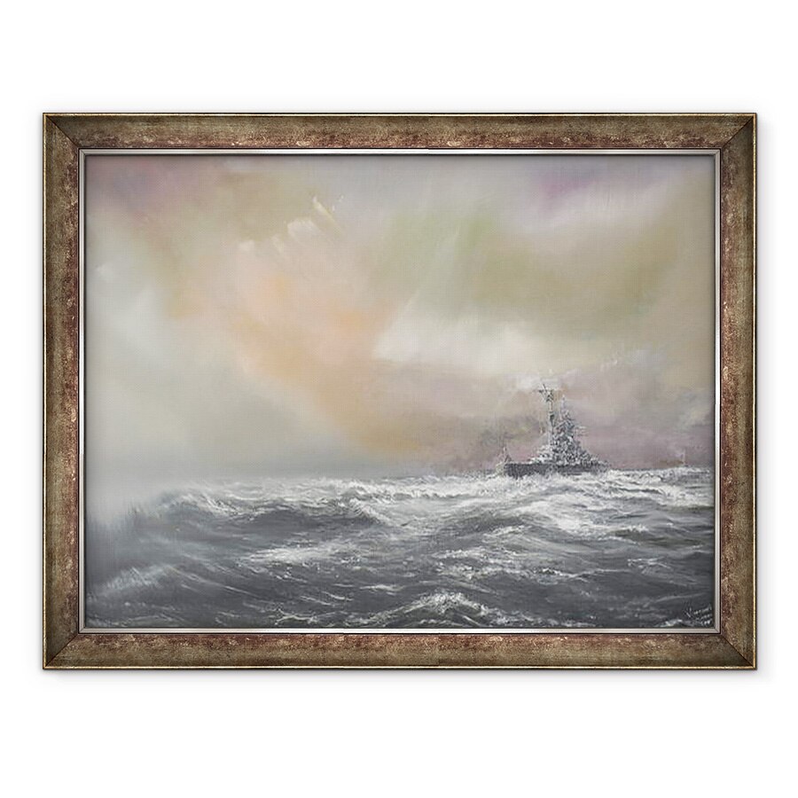 Tablou inramat - Vincent Alexander Booth - Bismarck semnaleaza Prinz Eugen 0959h 24/051941, 2007, 60 x 80 cm