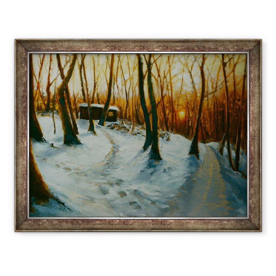 Tablou inramat - Lee Campbell - Woods Snowy 2002, 60 x 80 cm