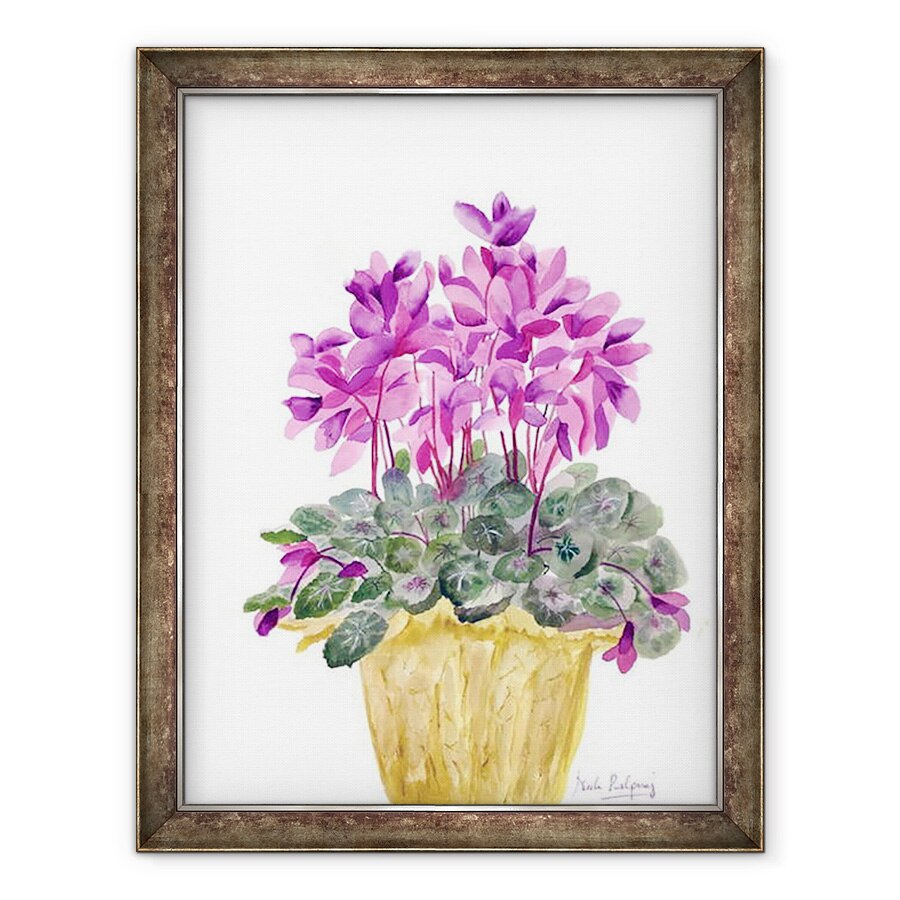Tablou inramat - Neela Pushparaj - Cyclamen, 60 x 80 cm