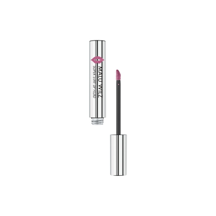 Ruj fluid ultra rezistent nr. 02 Dusty Pink, MALU WILZ, Super Stay Lip Fluid