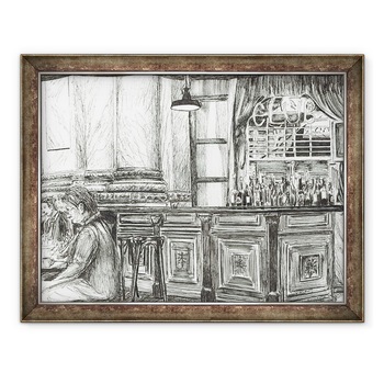 Tablou inramat - Vincent Alexander Booth - Cafenea la Royal Exchange, Manchester, 2011, 60 x 80 cm Tablou inramat - Vincent Alexander Booth - Cafenea la Royal Exchange, Manchester, 2011, 60 x 80 cm