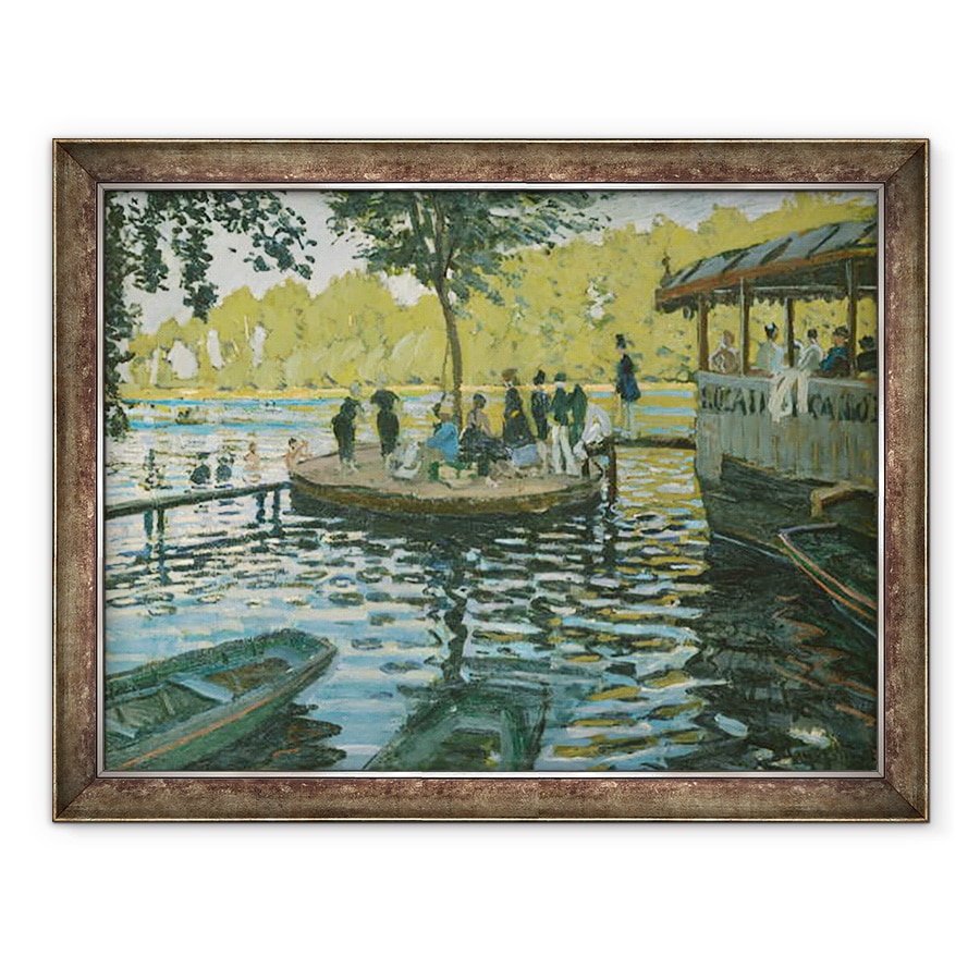 Tablou inramat - Claude Monet - La Grenouillere I, 70 x 90 cm