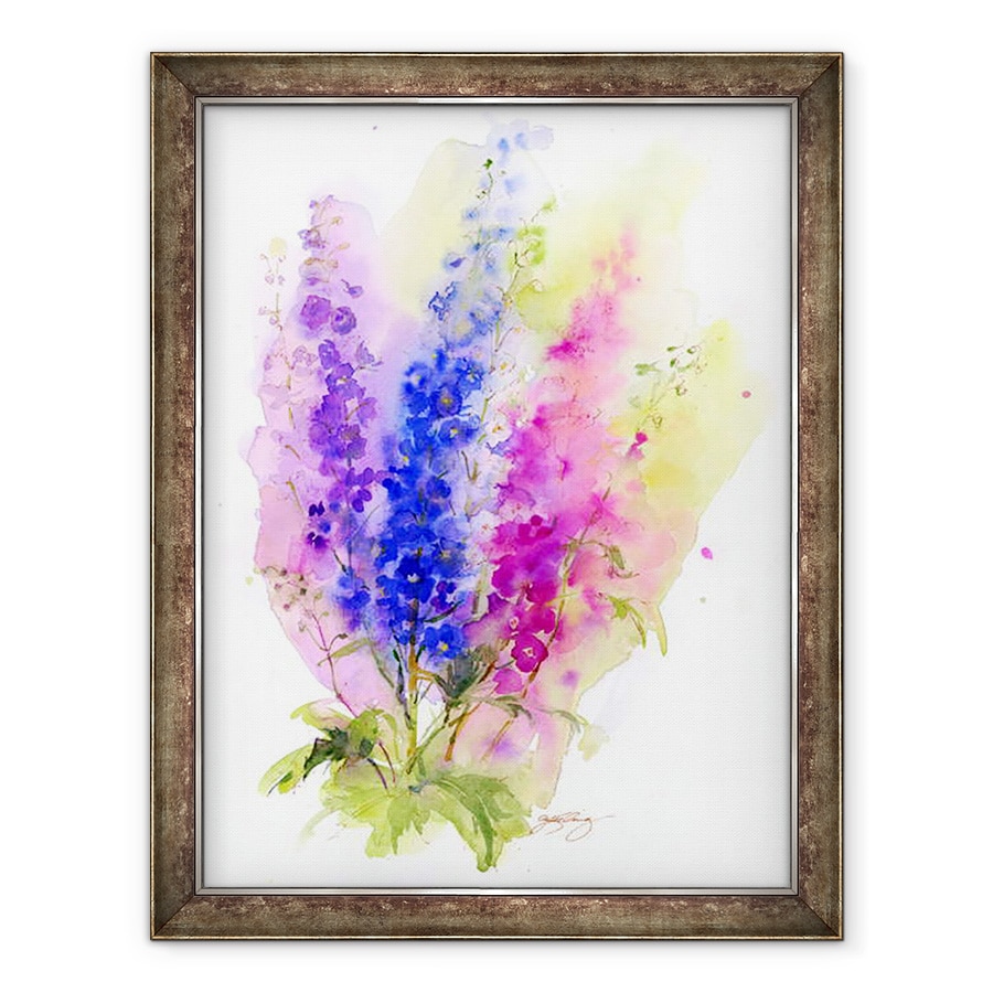 Tablou inramat - John Keeling - Delphinium, 2016, 70 x 90 cm