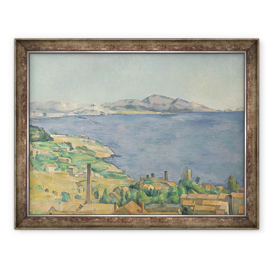 Tablou inramat - Paul Cezanne - Golful Marsilia vazut din LEstaque, 70 x 90 cm