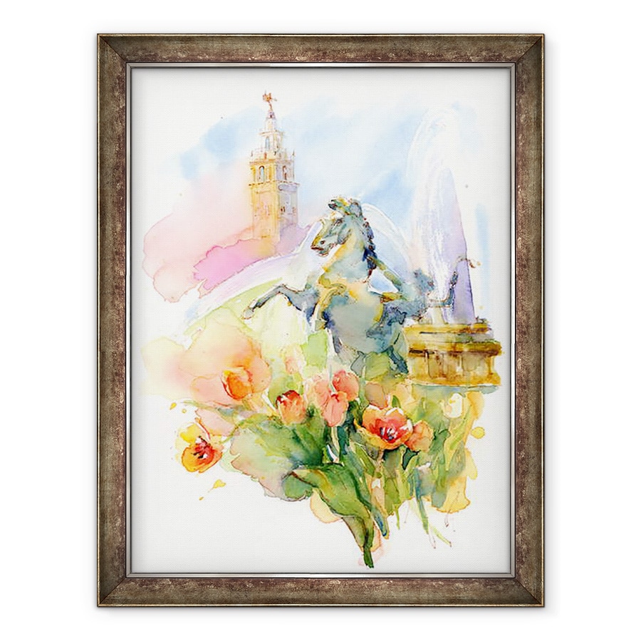 Tablou inramat - John Keeling - Plaza Primavara, 2016, 70 x 90 cm