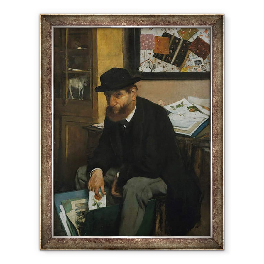 Tablou inramat - Edgar Degas - Colectorul de printuri, 70 x 90 cm