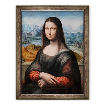 Tablou inramat - Leonardo da Vinci - Mona Lisa, detaliu I, 60 x 80 cm Tablou inramat - Leonardo da Vinci - Mona Lisa, detaliu I, 60 x 80 cm
