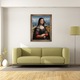 Картина в рамка - Леонардо да Винчи - Мона Лиза, детайл I, 60 х 80 см